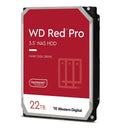 Western Digital WD Red Pro 22TB 3.5" NAS HDD SATA3 7200RPM 512MB Cache 24x7 300TBW ~24-bays NASware 3.0 CMR Tech 5yrs wty