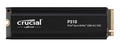 Micron (Crucial) Crucial P310 1TB Gen4 2280 NVMe SSD w Heatsink 7100/6000 MB/s R/W 220TBW 1000K/1200K IOPS 1.5M hrs MTTF Full