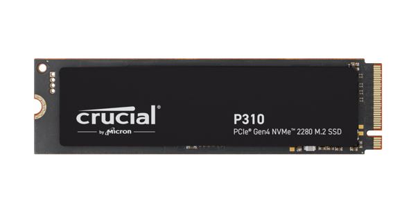 Micron (Crucial) Crucial P310 4TB Gen4 2280 NVMe SSD 7100/6000 MB/s R/W 800TBW 1000K/1000K IOPS 1.5M hrs MTTF Full-Drive Encr