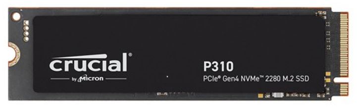 Micron (Crucial) Crucial P310 500GB Gen4 2280 NVMe SSD 6600/3500 MB/s R/W 110TBW 520K/890K IOPS 1.5M hrs MTTF Full-Drive Encr
