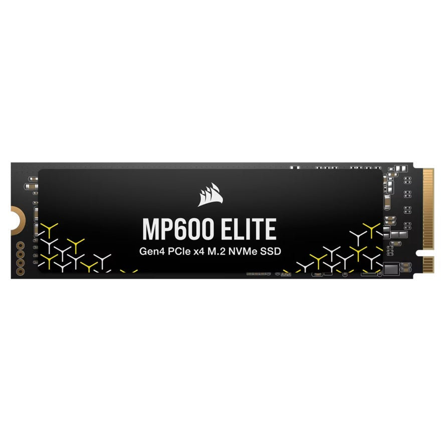 Corsair Corsair MP600 ELITE 2TB PCIe Gen4 x4 NVMe 1.4 M.2 SSD, M.2 2280, PCIe 4.0, 7000 MB/s read, 6500 MB/s write, 3D TLC NA