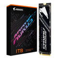 Gigabyte Gigabyte AORUS Gen4 7300 SSD 1TB PCIe4x4 NVMe1.4 M.2 2280 3D TLC DDR4 1GB 7300/6000MB/s 80×22×2.3mm MTBF1.6M 6.6W/6.