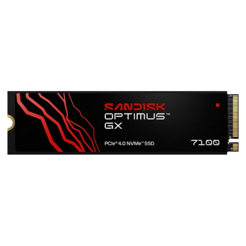 SANDISK Optimus™ GX 7100 PCIe® 4.0 NVMe™ SSD, 1TB, Read 7,250MB/s Write 6,900MB/s, 5 Yr Warranty