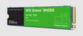 Western Digital WD Green SN350 250GB M.2 NVMe SSD PCIe 3.0x4 2400MB/s 1500MB/s R/W 300K/300K IOPS 40TBW 1M Hrs MTTF 3Y WTY (WDS250G2G0C) (LS)
