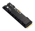Western Digital WD Black SN850X 2TB Gen4 NVMe SSD Heatsink for PS5 - 7300MB/s 6600MB/s R/W 1200TBW 1200K/1100K IOPS 1.75M Hrs MTBF 5yrs ~WDS200T1XHE