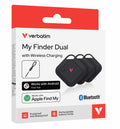 Verbatim My Finder Dual Channel Wireless Charging 3 Pack - Black