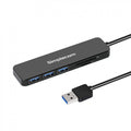 Simplecom (LS)Simplecom CH365 SuperSpeed 3 Port USB 3.0 (USB 3.2 Gen 1) Hub with SD MicroSD Card Reader