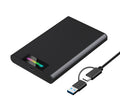 Simplecom SE239 Tool-free 2.5" SATA HDD SSD to USB-C Enclosure with RGB Lights USB 3.2 Gen 2 2 interface, utilize full speed of SATA SSD up to 6Gbps