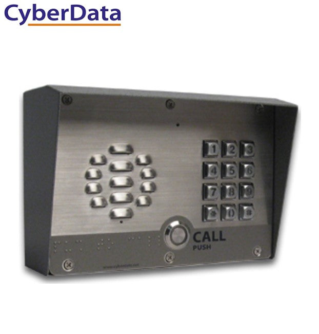 CyberData Cyberdata SIP Outdoor Intercom with Keypad. 2 years warranty, The CyberData SIP-enabled IP Outdoor Intercom/door Co