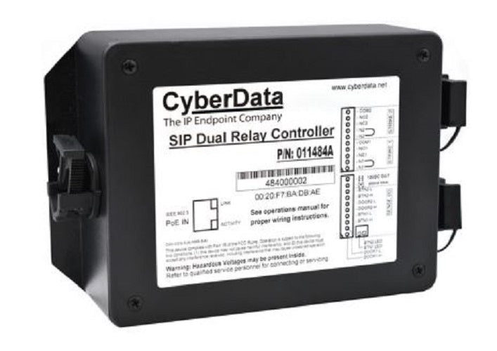 CyberData CyberData 011484 SIP Dual Relay Controller