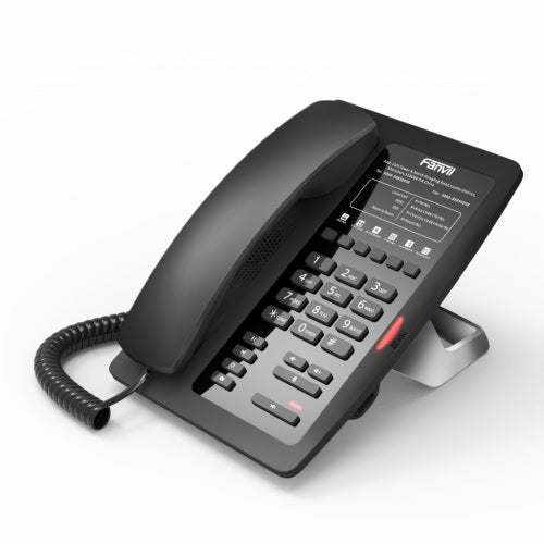 Fanvil Fanvil H3 Hotel IP Phone - No Display, 1 Line, 6 x Programmable Buttons, Dual 10/100 NIC