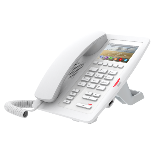 Fanvil Fanvil H5 Hotel / Office Enterprise IP Phone - 3.5" Colour Screen, 1 Line, 6 x Programmable Buttons, Dual 10/100 NIC, 
