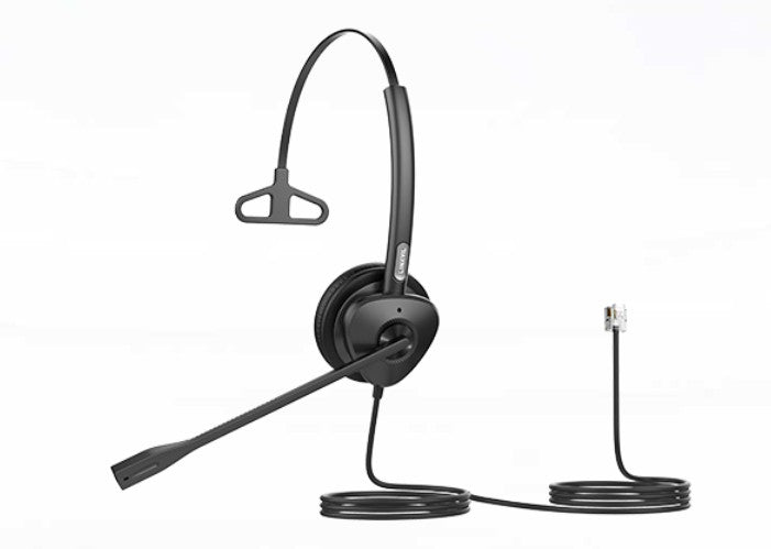 Fanvil Fanvil HT301 RJ9 Mono Headset - OverThe Head Design, Suit For Small Office, Home Office (SOHO) Or Call Center Staff
