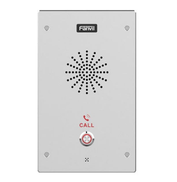 Fanvil Fanvil I16S Outdoor Audio Intercom, 2 SIP Lines, 1 DSS Key, PoE, IP65  IK10, ONVIF, 2Yr Warranty
