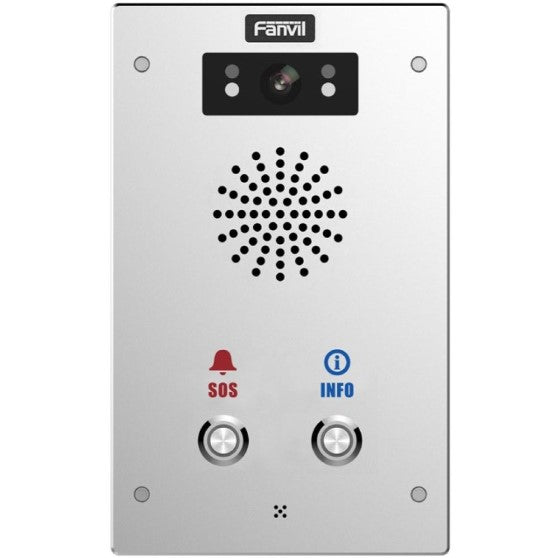 Fanvil Fanvil I16SV02P Outdoor Video SIP Intercom Water  dust proof SIP Intercom IP65 (2 button), Built-in HD camera, HD voic