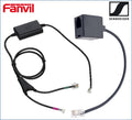 Fanvil Fanvil / EPOS l Sennheiser Electronic Hook Switch (EHS) Adapter - Inc Fanvil T-03  RJ9 Connector Cable
