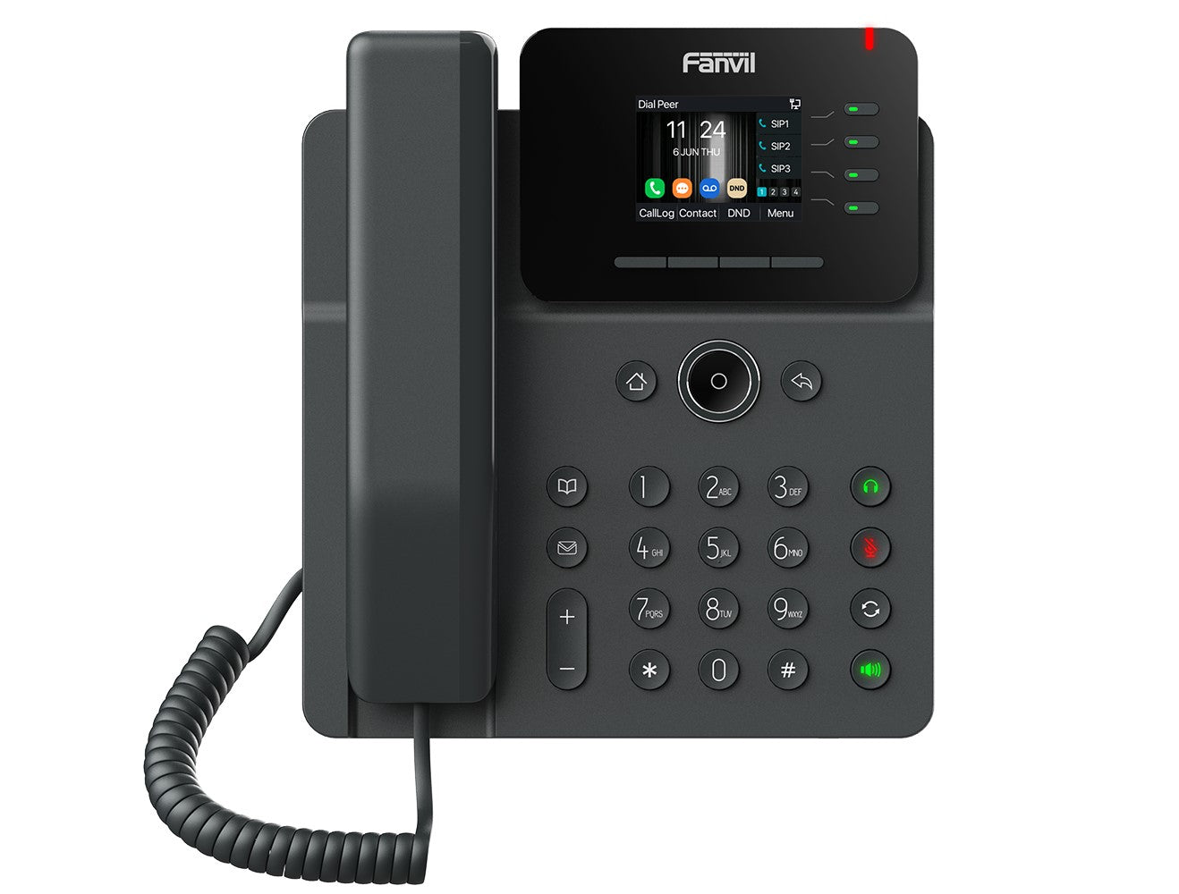 Fanvil Fanvil V61W Prime Business Phone 2.4-inch color screen, HD audio, HAC, Wi-Fi. Bluetooth, PoE Support 6-way Audio confe