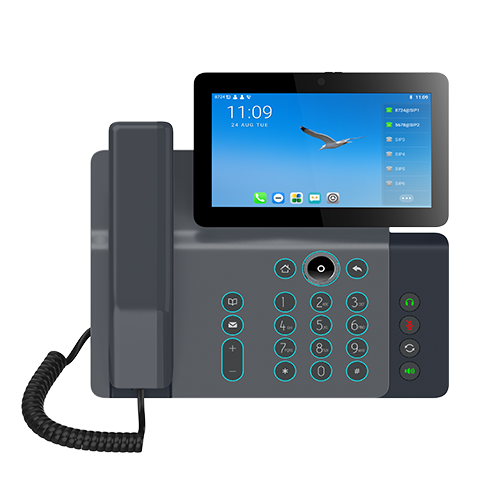 Fanvil Fanvil V67 Enterprise IP Phone, 7" Touch Screen, 5mp Camera, Andriod 9.0, Built in Wifi, BT, Wall Mountable, Upto 116 