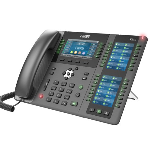 Fanvil Fanvil X210 Enterprise IP Phone - 4.3" (Video) Colour Screen, 20 Lines, 106 x DSS Buttons, Dual Gigabit NIC, Bluetooth