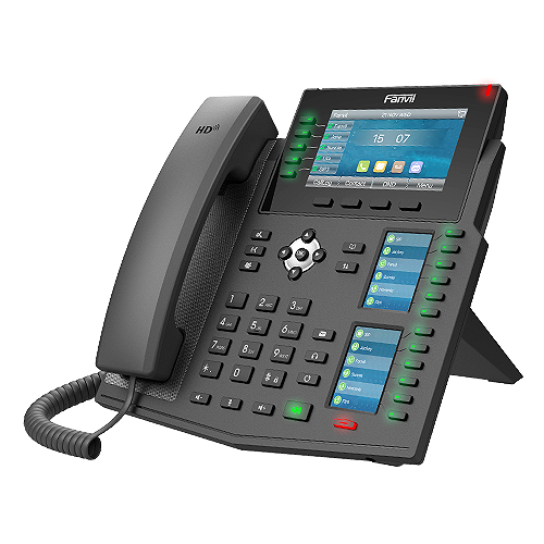 Fanvil Fanvil X6U Enterprise IP Phone - 4.3" (Video) Colour Screen, 20 Lines, 60 x DSS Buttons, Dual Gigabit NIC, Built in Bl