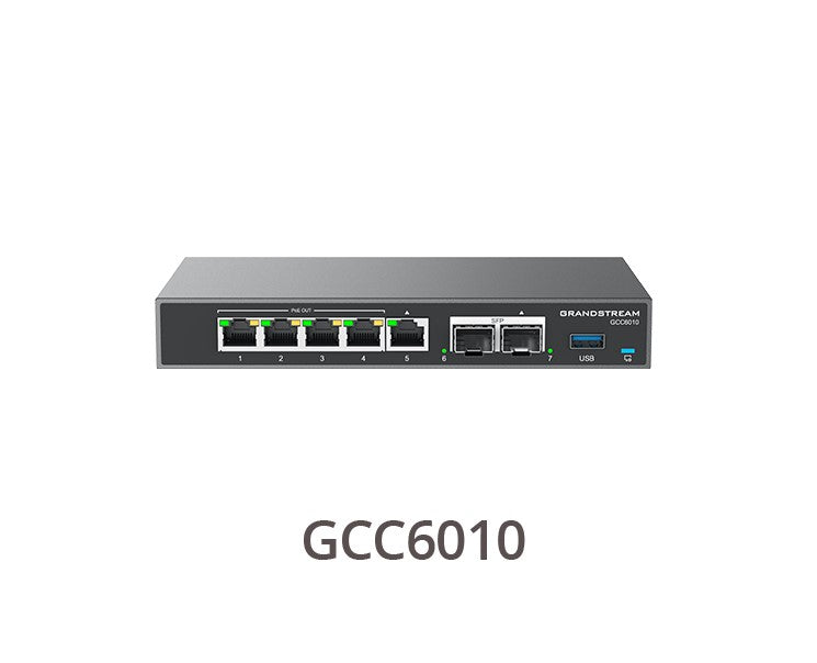 Grandstream Grandstream GCC6000 Built-in IPPBX (10 Users, 4 Concurrent Calls) + enterprise-grade firewall + VPN Router + 2 x 