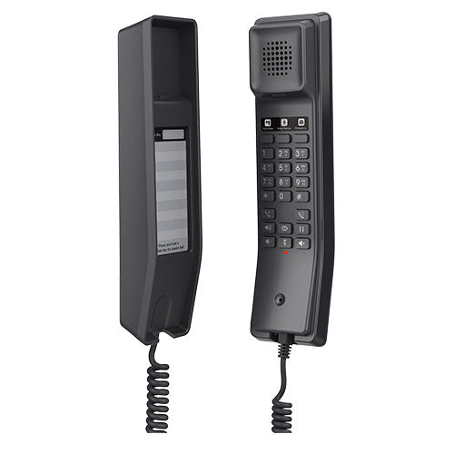 Grandstream Grandstream GHP611 Hotel Phone, 2 Line IP Phone, 2 SIP Accounts, HD Audio, Powerable Over PoE, Black Colour, 1Yr 