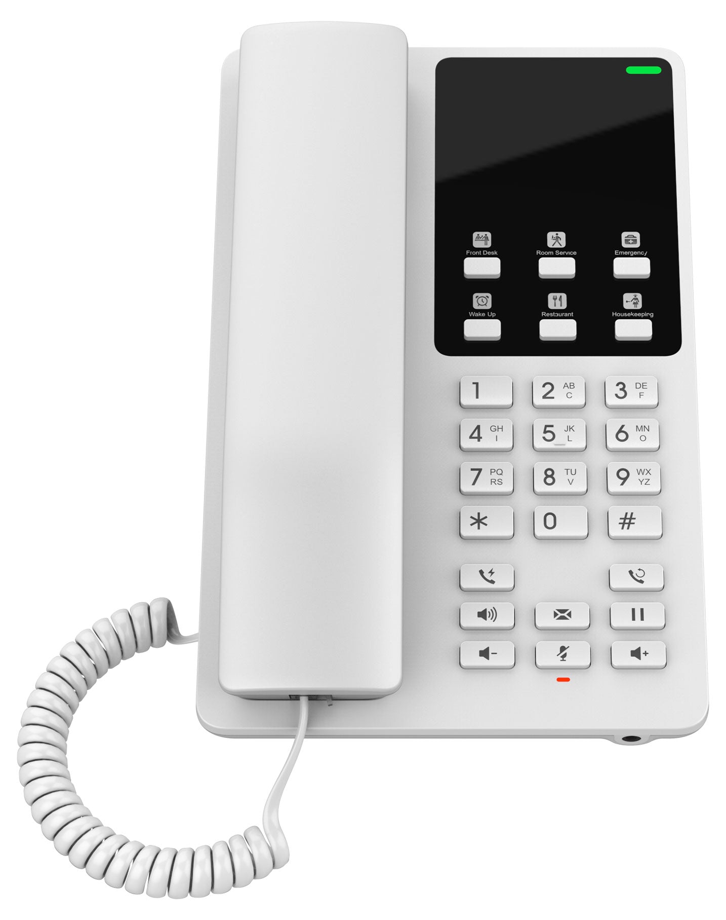 Grandstream Grandstream GHP620 Hotel Phone, 2 Line IP Phone, 2 SIP Accounts, HD Audio, White Colour, 1Yr Wty