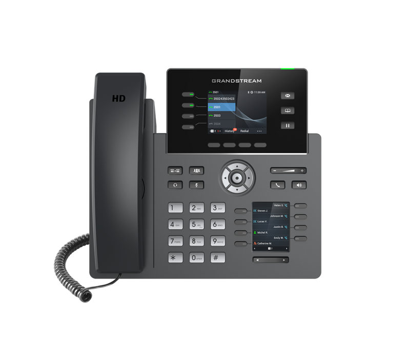 Grandstream Grandstream GRP2614 4 Line IP Phone, 4 SIP Accounts, 320x240 Colour Screen, BLF Keys, HD Audio