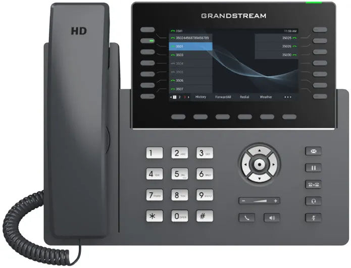 Grandstream Grandstream GRP2650 14 Line IP Phone, 4 SIP Accounts, 320x240 Colour Screen, BLF Keys, HD Audio