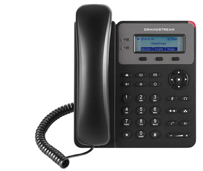 Grandstream Grandstream GXP1610P 1 Line IP Phone, 1 SIP Account 2 Call Appearances, 3-Way Voice Conferencing, 132x48 2.95’’ L