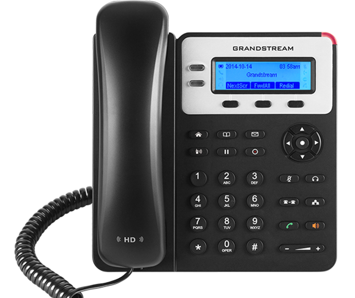 Grandstream Grandstream GXP1620 2 Line Basic IP Phone, 2 SIP Accounts, 132x48 Backlit Graphical LCD Display, HD Audio