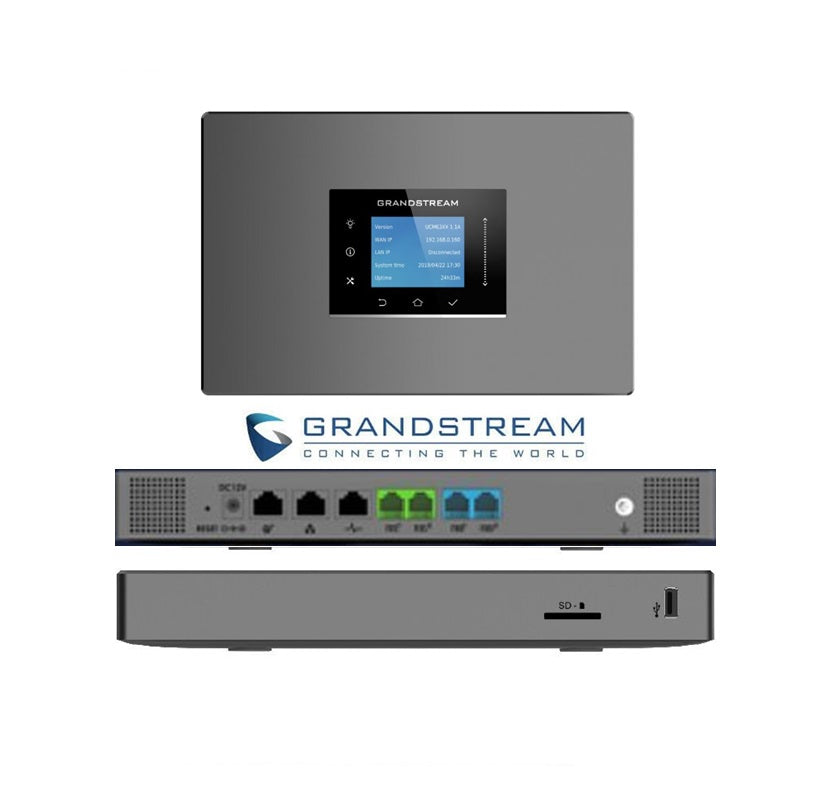 Grandstream Grandstream UCM6302 IP PBX Supporting 2x FXO, 2x FXS Ports, 1000 Users,  H.264/H.263/ H.263+/H.265/VP8 Video Code
