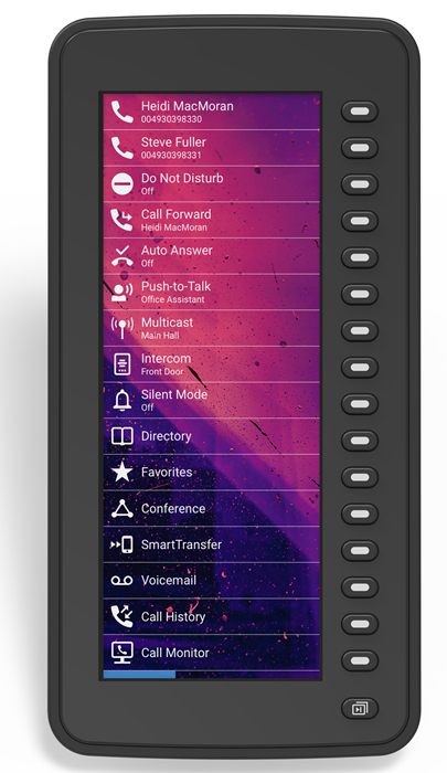 SNOM D7C  Expansion Module USB for D785, D765, D745, D735, D725, D717  D715, 48 Programmable Keys, High-resolution 6.8" TFT Colour Display