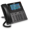 Snom M58 UK, DECT wireless desk phone, 5" color display, Bluetooth, HD audio, Shared Call Emulation, HAC compliance