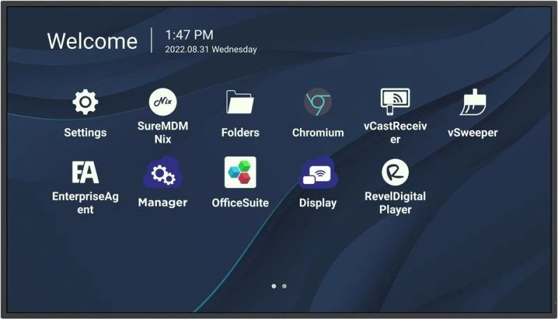 ViewSonic CDE4330 43" 4K Presentation Display Wireless presentation, Single USB-C cable for 65W, 24/7 video playback, Remote device management, ProAV