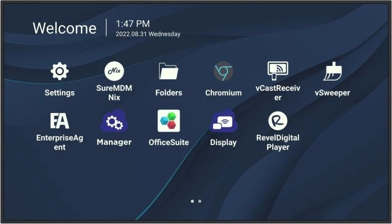 ViewSonic CDE5530 55" 4K Presentation Display Wireless presentation, Single USB-C cable for 65W, 24/7 video playback, Remote device management, ProAV