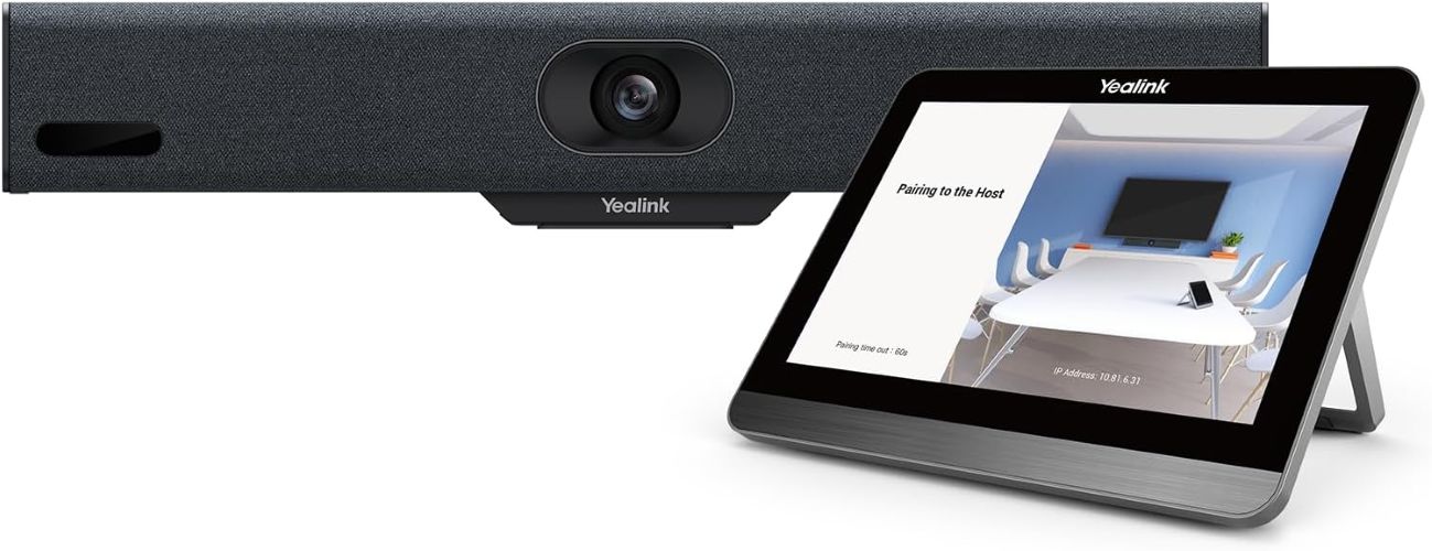 Yealink A10 All-In-One Android Video Collaboration Bar For Focus & Small Rooms, A10 Android Meeting Bar, CTP18 Touch Panel