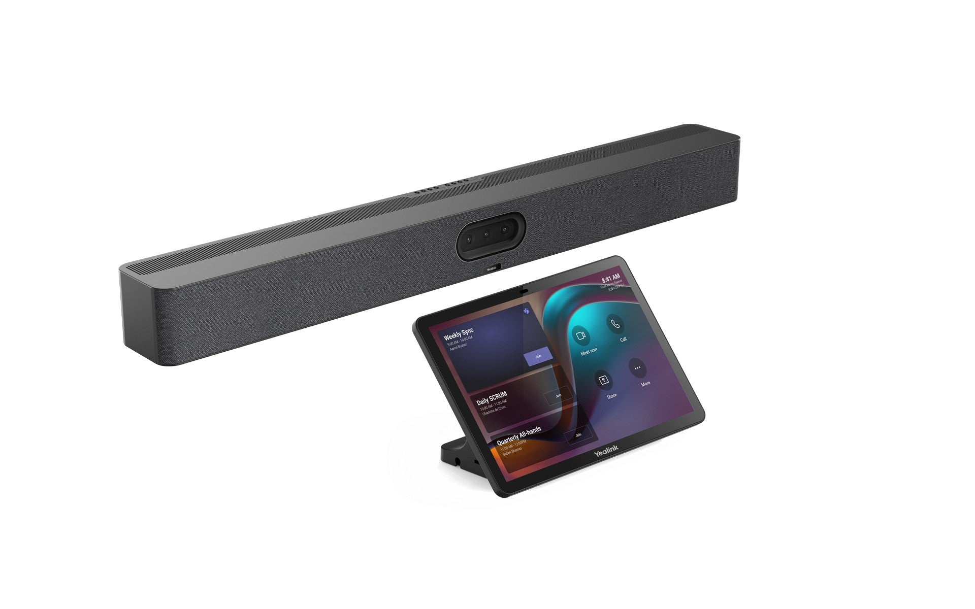 Yealink A50-031 MeetingBar Kit+Yealink MD86 MeetingDisplay Promotion,Save 40%,86" 4K Display,CTP25 Touch Panel,Wireless Casting,Android