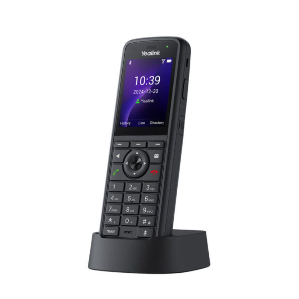 Yealink AX86R Rugged Wi-Fi IP Phone, 2.4" Color Display, IP67 Rated, HD Audio, Bluetooth 5.0, Wi-Fi 6, 13h Talk Time, 4 SIP Accounts, Type-C Charging