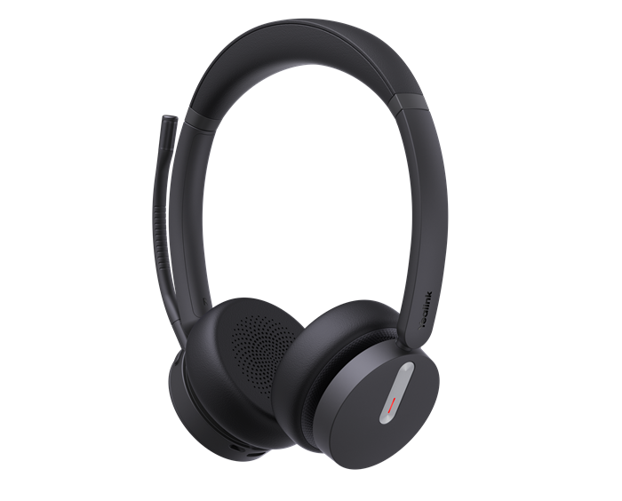 Yealink BH70 Bluetooth Wireless Stereo Headset Teams USB-A, Microsoft Teams  UC Certified, 3-Mic Noise Cancellation, 35 Hours Talk Time