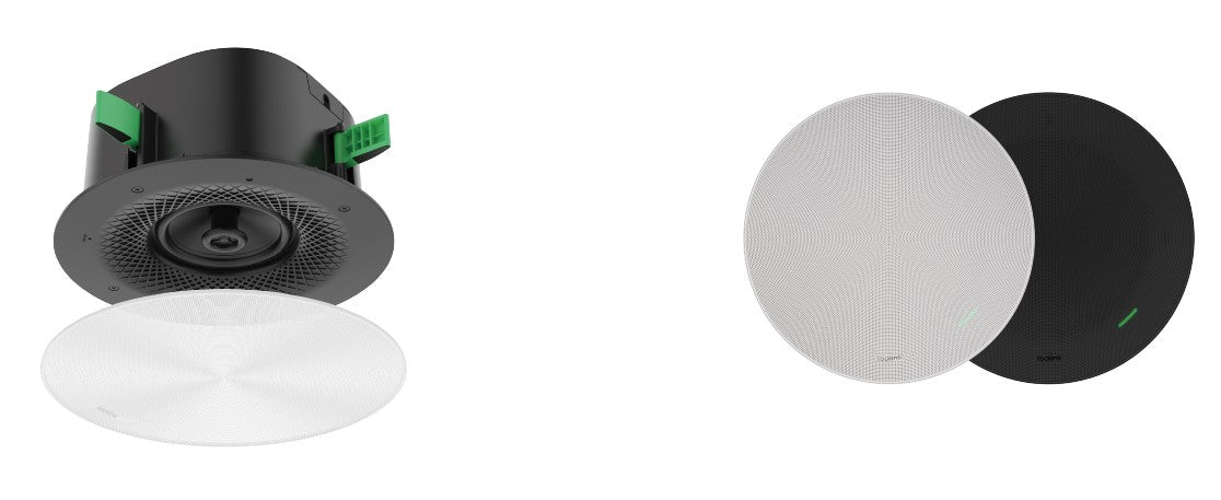 Yealink Ceiling Speaker CS10 Dante Edition, 2-Way Coaxial Dante Ceiling Loudspeaker for Exceptional Sound Quality "wrong SKU"