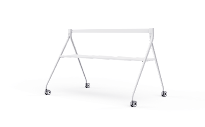 Yealink Floorstand for MeetingBoard 86" with Tray,Perfect fit for Yealink MeetingBoard 86",Wheeled for easy transport Stable, White, EOS