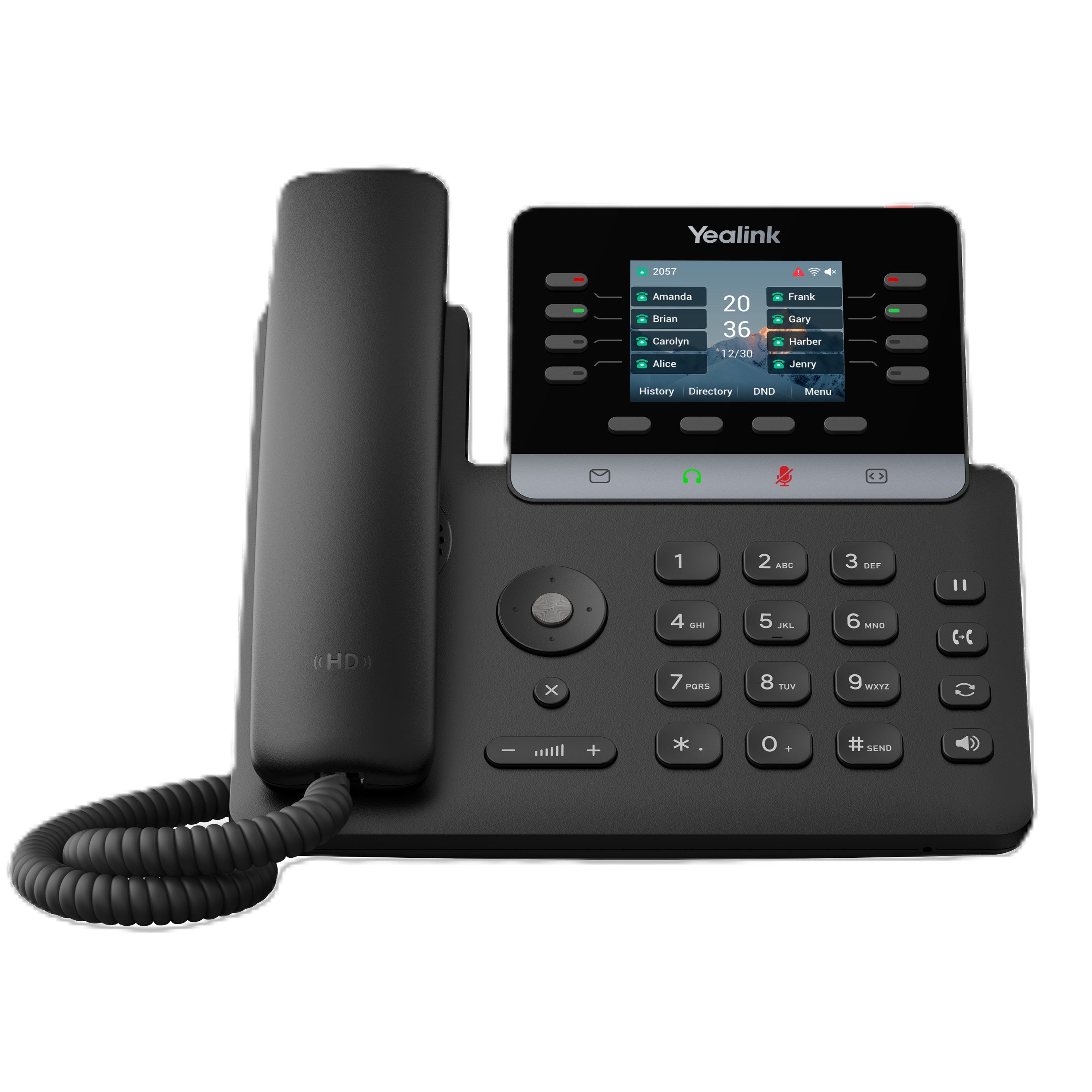 Yealink SIP-T73U (SBC READY) IP Phone, 2.8" Color Display, 12 SIP Accounts, HD Voice, USB  PoE, Bluetooth  Wi-Fi via Adapter