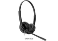 Yealink UH34 Dual Teams USB Headset, Lightweight, All Day Wearing Comfort, Ear Wideband Noise Cancelling Microphone, Leather Ear Cushions, USB-A