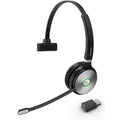 Yealink WH62 Mono UC DECT Wireless Headset, WDD60 DECT Dongle, USB Charging Cable, Carry Pouch, Busylight On Headset, EOS