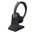 Yealink WH64 Dual UC DECT Wireless Headset, DECT  Bluetooth Wireless Technology,3-Mic Noise Cancellation,UC Certified, Charging Stands, Carrying Bag