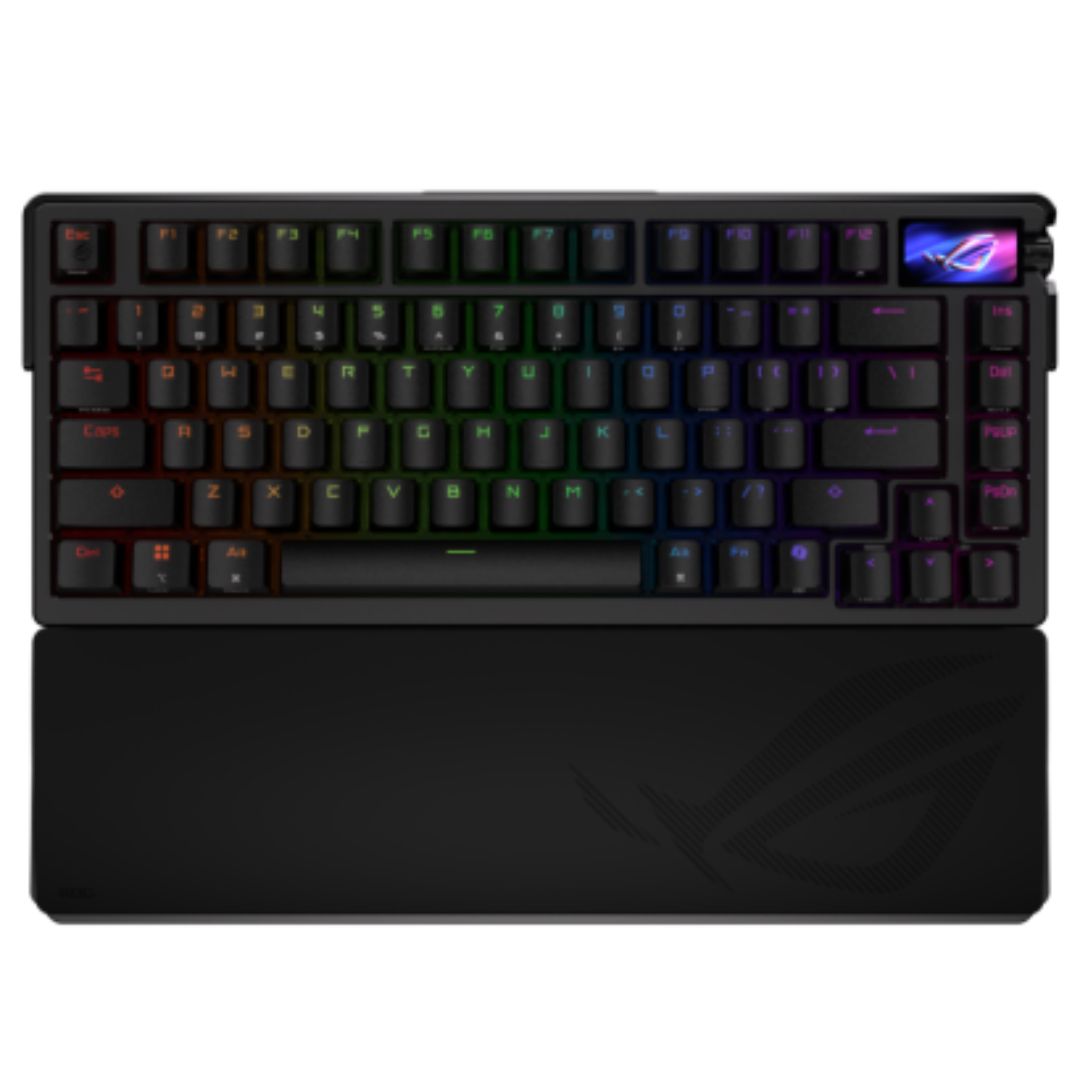 ASUS ASUS ROG Azoth Extreme Storm SWITCH, ROG NX Mechanical, Full-Color OLED Touchscreen, 8000Hz with ROG Polling Rate Booste
