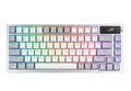 ASUS ASUS ROG AZOTH/NXSM/PBT/WHT Gaming Keyboard, OLED Display, NX Storm Switch, 75 Keys, Tri-mode Connection, White, Tactile