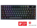 ASUS ASUS ROG AZOTH/NXSW/US/PBT (Snow Switch) Gaming Keyboard, OLED Display, NX Snow Switch, 75 Keys, Tri-mode Connection, Qu