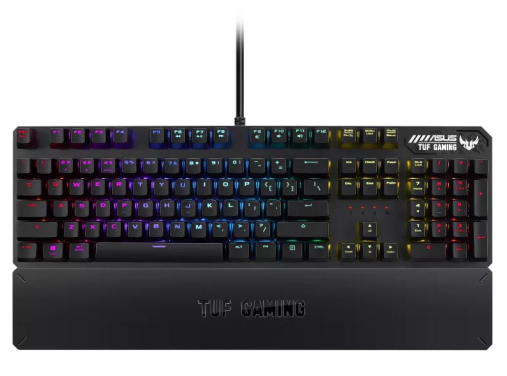 ASUS ASUS RA05 TUF GAMING K3/RD/US/ Tactile Mechanical Keyboard NKRO, 8 Programmable Macro Keys, Backlight Keys Aura Sync RGB
